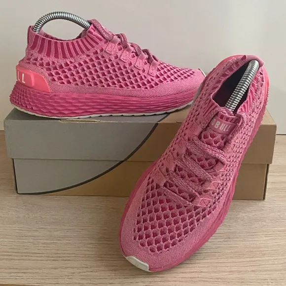 NOBULL Knit Runner Pink Women Running Sneakers- SZ 7