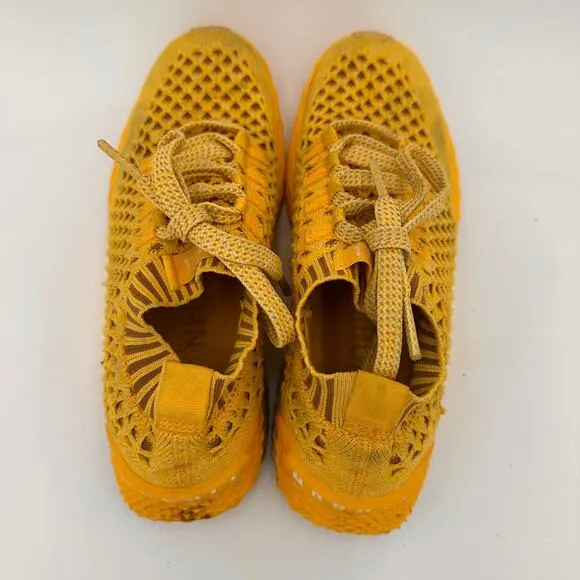 NOBULL Lemon Drop Knit Runner Sneakers Size M 6 W 7.5