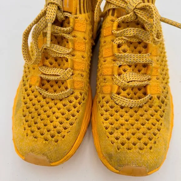 NOBULL Lemon Drop Knit Runner Sneakers Size M 6 W 7.5