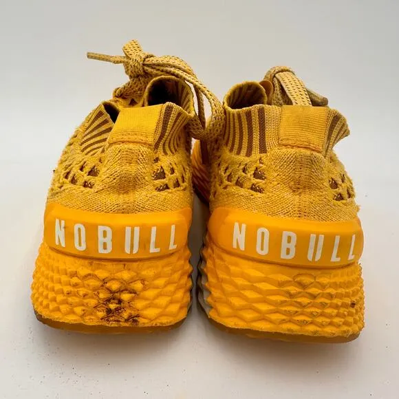 NOBULL Lemon Drop Knit Runner Sneakers Size M 6 W 7.5