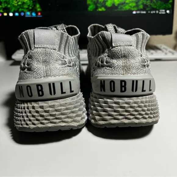 NOBULL Men's Allday Knit Sneakers in Cool Gray size 5.5