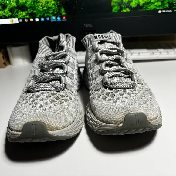 NOBULL Men's Allday Knit Sneakers in Cool Gray size 5.5