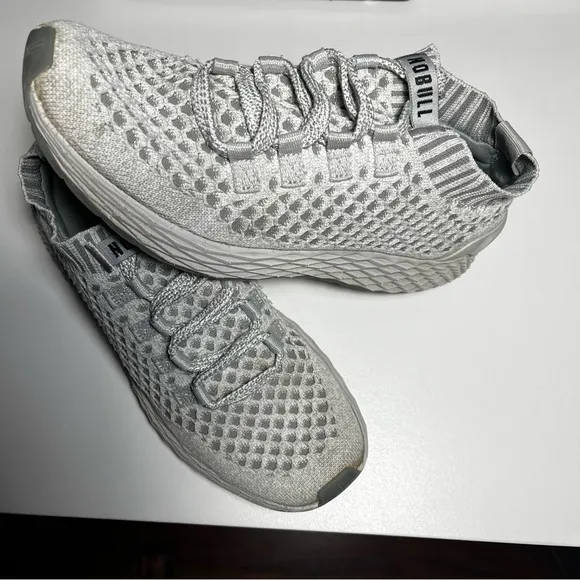 NOBULL Men's Allday Knit Sneakers in Cool Gray size 5.5