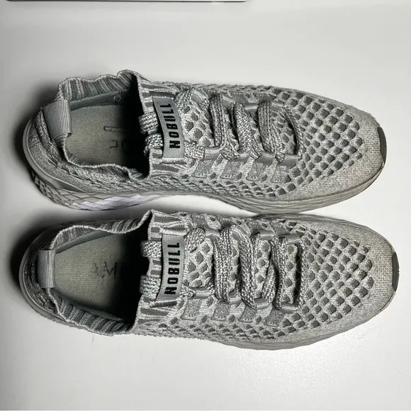 NOBULL Men's Allday Knit Sneakers in Cool Gray size 5.5