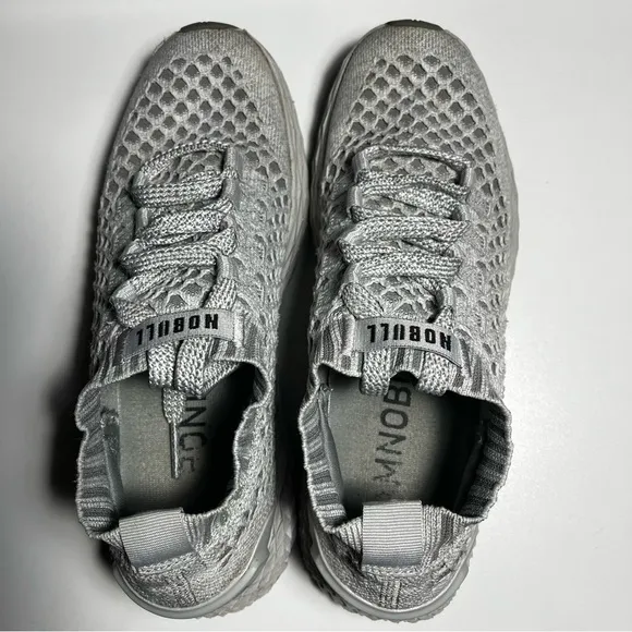 NOBULL Men's Allday Knit Sneakers in Cool Gray size 5.5
