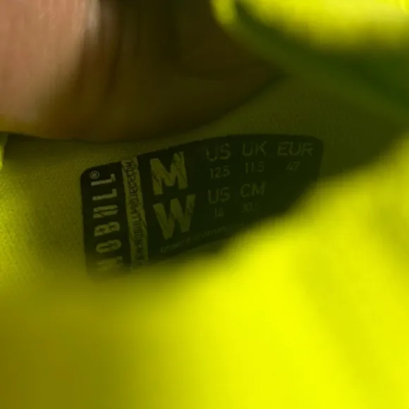 NoBull neon lime knit runners 12.5