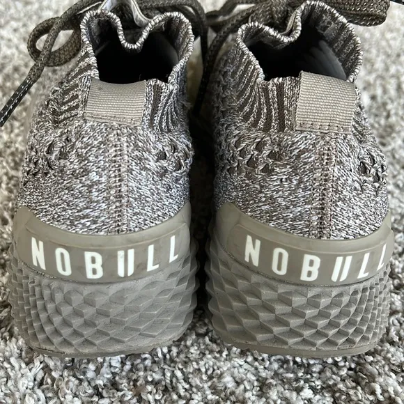NOBULL Unisex Men's Women's Aspire Knit Runner Sneakers in Brown Khaki