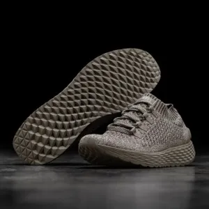 NOBULL Unisex Men's Women's Aspire Knit Runner Sneakers in Brown Khaki