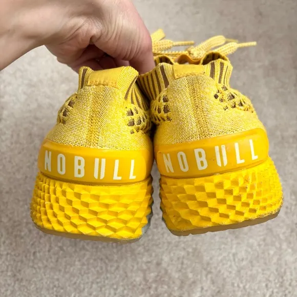NOBULL Yellow Diamond Knit Sneakers