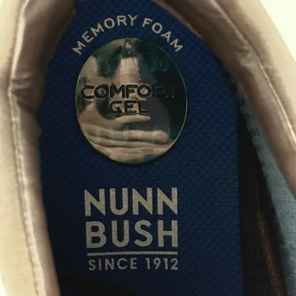 Nunn Bush Circuit DC Plain Toe Chukka Brown Boot Men 11 Softgel Heel Pod NIB