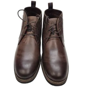 Nunn Bush Men's Ozark Leather Lace Up Lightweight Chukka Ankle Boots Size 9