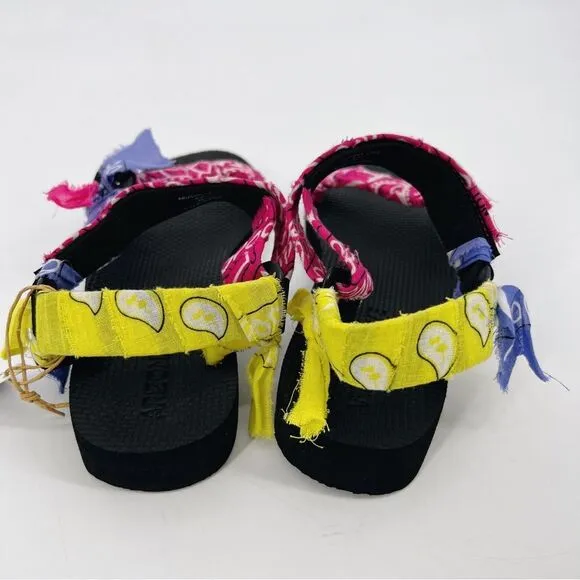NWOB Arizona Love Trekky Colorblock Bandana Sandals Sz 40 US 9.5/10