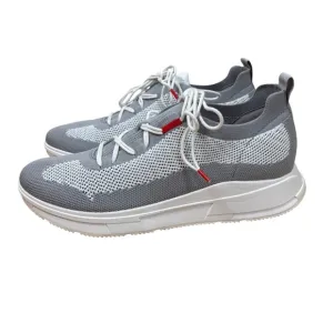 NWOB Fitflop Frey Knit Sneakers In Gray And White Men’s Size 10 Comfort
