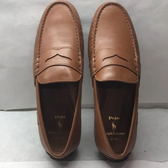 NWOB Polo Ralph Lauren Reynold Leather Driver Loafers