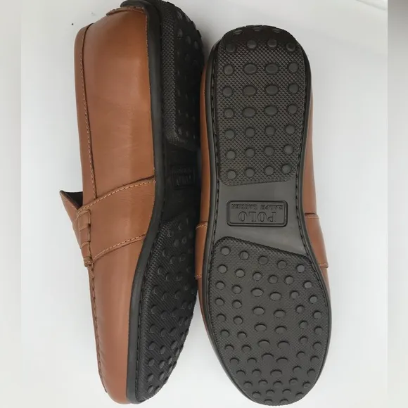 NWOB Polo Ralph Lauren Reynold Leather Driver Loafers