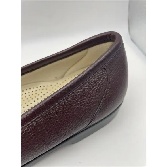 NWOB SAS Brown Leather Mary Jane Tri Pad Wedge Sandals Women's Size 9M New shoes