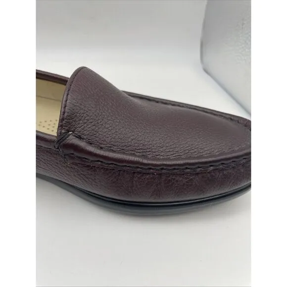 NWOB SAS Brown Leather Mary Jane Tri Pad Wedge Sandals Women's Size 9M New shoes