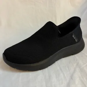 NWOB Skechers Slip-ins Go Walk Flex Memory Foam Black Sneakers, Men's Size 8
