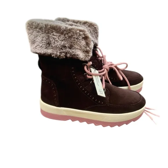 NWOT COUGAR Vanetta Suede Winter Boots in Cocoa – Sz 9