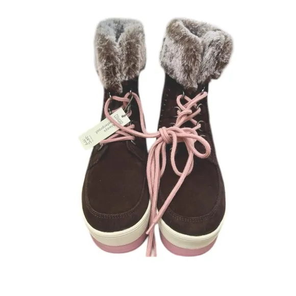 NWOT COUGAR Vanetta Suede Winter Boots in Cocoa – Sz 9