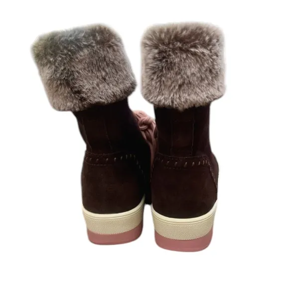 NWOT COUGAR Vanetta Suede Winter Boots in Cocoa – Sz 9