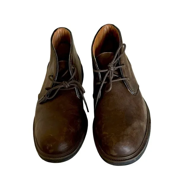 NWOT GH Bass &amp; Co. RADLEY Chukka Boots W/Lace Brown Leather Mens Size 10.