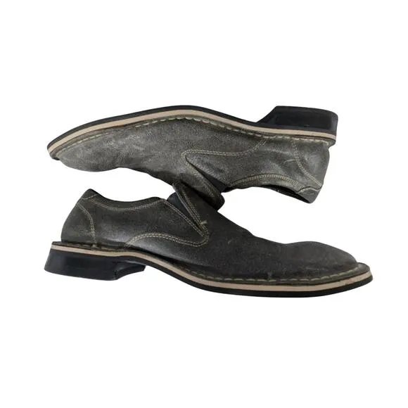 NWOT! NIKE AIR/COLE HAAN! STORMY GRAY WEATHERED GENUINE LEATHER  LOAFERS! SZ 10M
