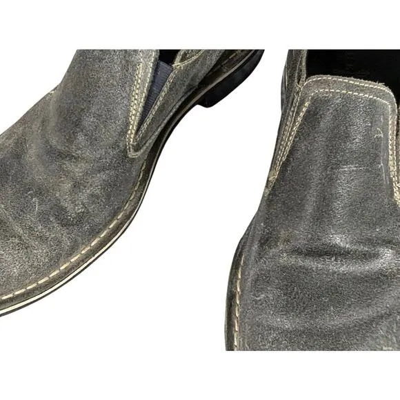 NWOT! NIKE AIR/COLE HAAN! STORMY GRAY WEATHERED GENUINE LEATHER  LOAFERS! SZ 10M