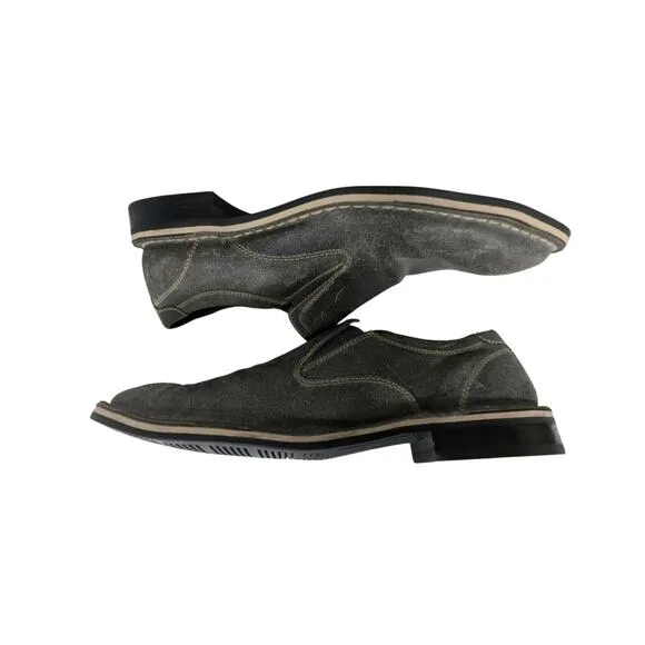 NWOT! NIKE AIR/COLE HAAN! STORMY GRAY WEATHERED GENUINE LEATHER  LOAFERS! SZ 10M
