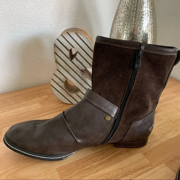 NWOT Otto Zone  Men's Ankle Boots Motorcycle Biker Zip Up Boot Sz 45
