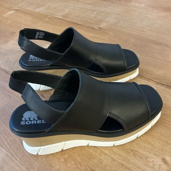 NWOT Sorel Joanie III Slingback Wedge Sandal