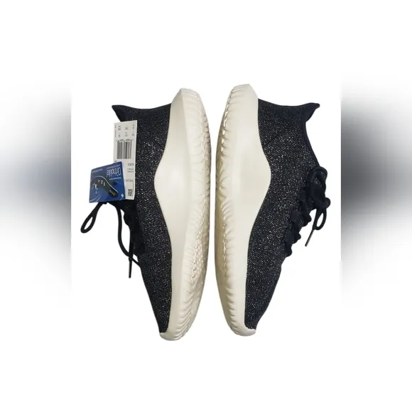 NWT Adidas Tubular Shadow Knit Black Glitter Sneakers