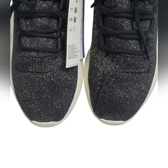 NWT Adidas Tubular Shadow Knit Black Glitter Sneakers