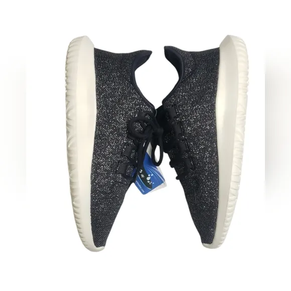 NWT Adidas Tubular Shadow Knit Black Glitter Sneakers