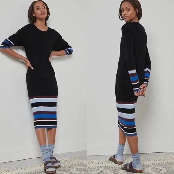 NWT Anthro Saturday/Sunday Parvati Rib Midi Dress