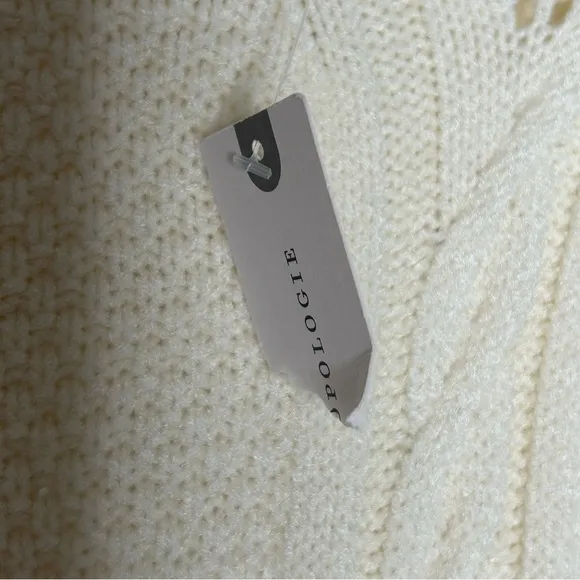 NWT Anthropologie Line &amp; Dot Ivory Camilla Sweater Dress