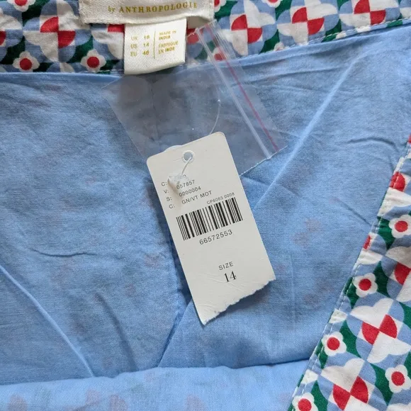 NWT Anthropologie Maeve Pleated Mini Skirt