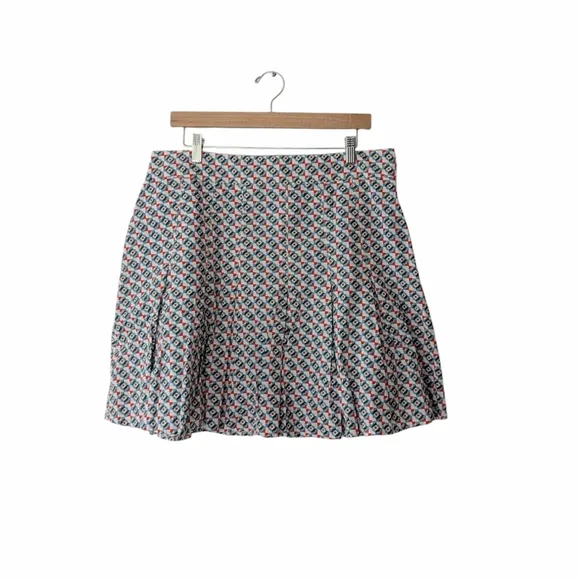 NWT Anthropologie Maeve Pleated Mini Skirt