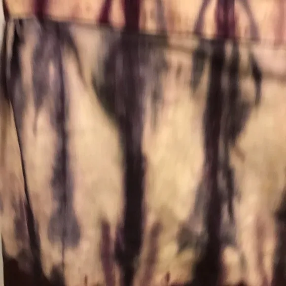 NWT Anthropologie Tiny Heidi Wrap Skirt Small tie die purple yellow green maxi