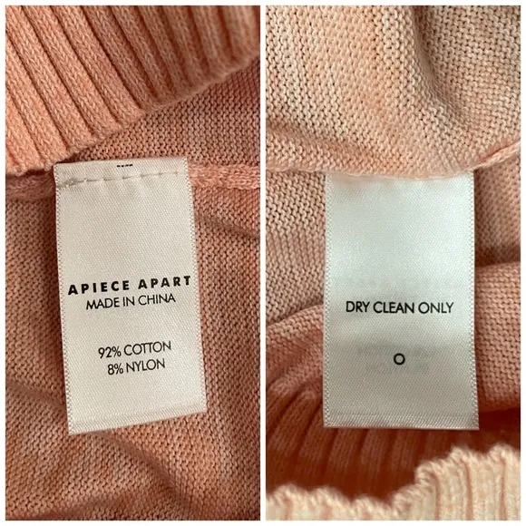 NWT Apiece Apart Long Sleeve Knit Ruffle Statement Sweater Top