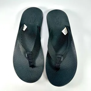 NWT Chaco Men's Black Classic Flip Flop Sandals