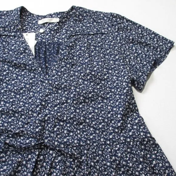 NWT Christy Dawn The Dawn in Midnight Filigree Floral Midi Long Dress XL $198