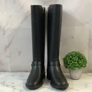 NWT Coach Women's Sleek Black Knee-High Boots Size 7