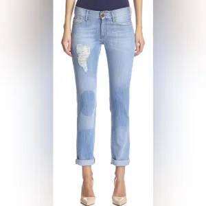 NWT [Etienne Marcel] Low Rise Relaxed Fit Distressed Denim Jeans Women’s Sz 24