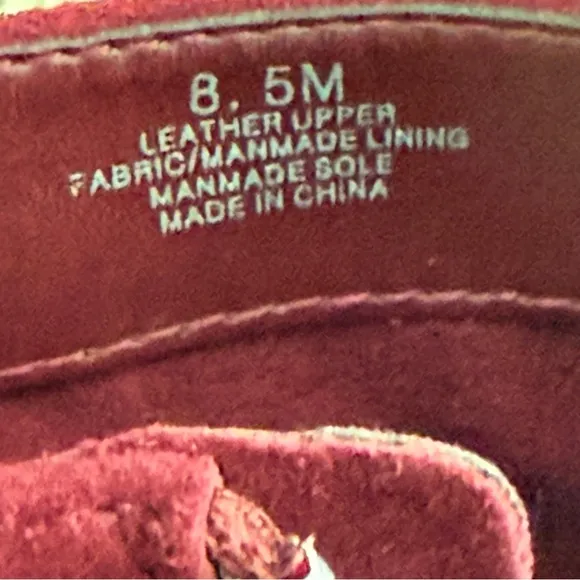 NWT Gianni Bini Hollynd Leather Suede Side Bow Burgundy Platform Boots  Size 8.5