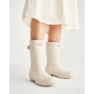 NWT Hunter Ivory Original Short Rain Boots Size 8