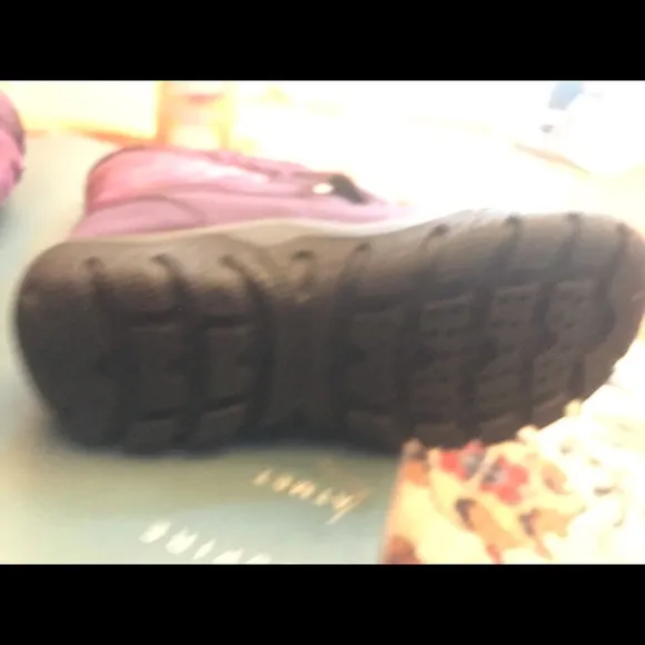 NWT Kids Winter Boots - size 12, purple