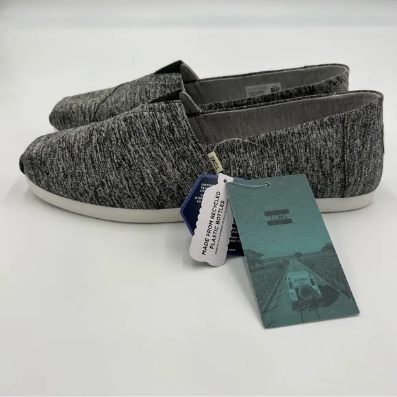NWT Men’s TOMS Alpargata Knit Slip On Sneakers