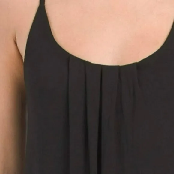 NWT Nicole Miller High Low Hem Lightweight Strappy Ladder Back Maxi Dress