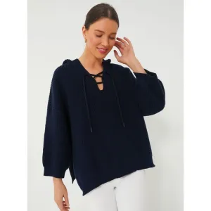 NWT TUCKERNUCK MSRP $198 Navy Knit Declan Pullover Small